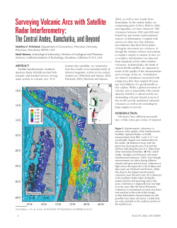 Surveying Volcanic Arcs with Satellite Radar Interferometry: The