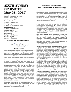 May 21, 2017 - St. Ann Roman Catholic Church