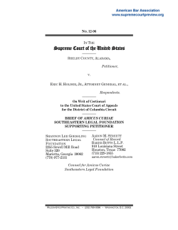 Brief for Southeastern Legal Foundation in Support of Petitioner