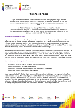 Anger - Inspire