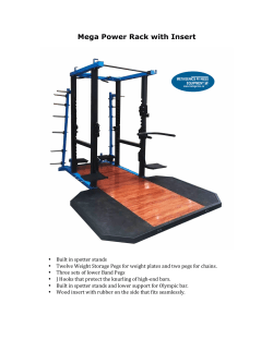 Press Brochure - Metagenics Fitness Inc.