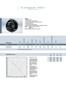 AC centrifugal fans - RadiCal® - ebm