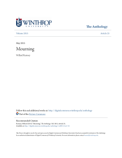 Mourning - Digital Commons @ Winthrop