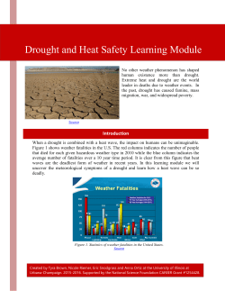 Drought and Heat Safety Learning Module