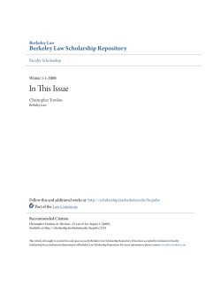 - Berkeley Law Scholarship Repository