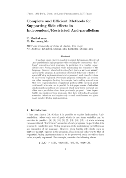 Complete and Efficient Methods for Supporting Side