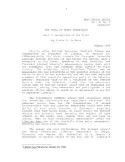 The Trial of Henry Fahnbulleh