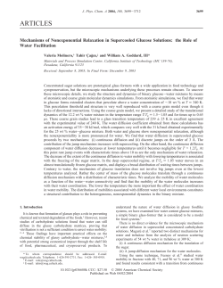 Mechanisms of Nonexponential Relaxation in Supercooled Glucose