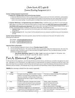 Olathe North AP English III