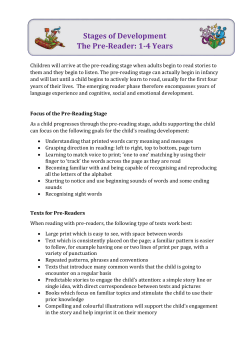 Children`s Reading Development by Age Group