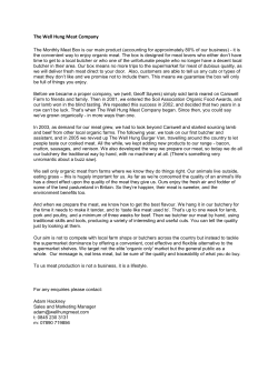 The Well Hung Meat Company