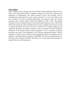 Emese Szil&aacute;gyi Emese Szil&aacute;gyi has been working at the National