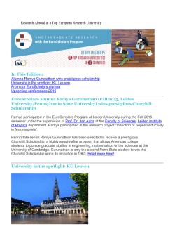 February 2016 - EuroScholars
