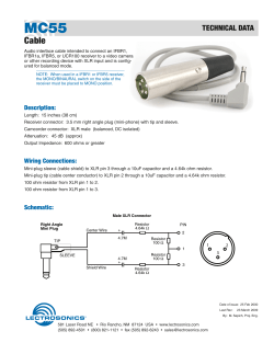 MC55 Data Sheet - Lectrosonics.com