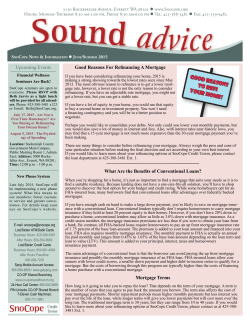 Summer 2015 - SnoCope Credit Union