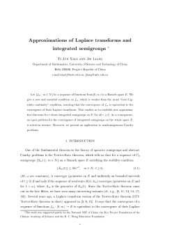 Approximations of Laplace transforms and integrated semigroups