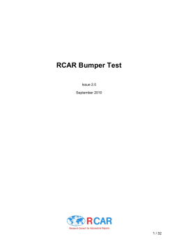 Bumper Test Procedure
