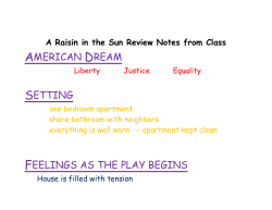 AMERICAN DREAM SETTING FEELINGS AS THE PLAY BEGINS