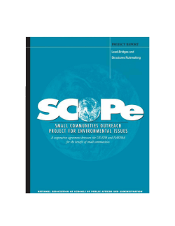 Lead-Bridges and Structures Rulemaking