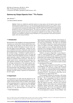 Gamma-ray Output Spectra from 239Pu Fission