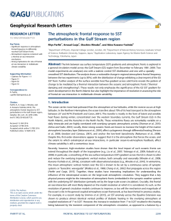 The atmospheric frontal response to SST perturbations in the Gulf