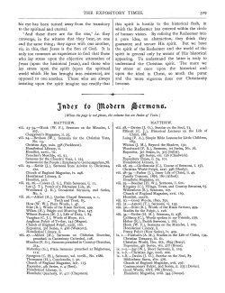 THE EXPOSITORY TIMES. his eye has been turned away from the