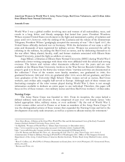 American Women in World War I