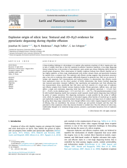 Explosive origin of silicic lava