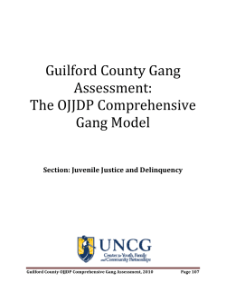 Juvenile Justice and Delinquency - The Center for Youth, Family