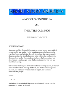 a modern cinderella or, the little old shoe
