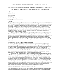 the relationship between collectivization