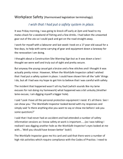 I wish that I had put a safety system in place.