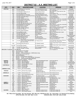 district 02 – aa meeting list