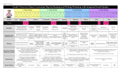 Grade 3 Year-at-a-Glance Curriculum Map for Reading and