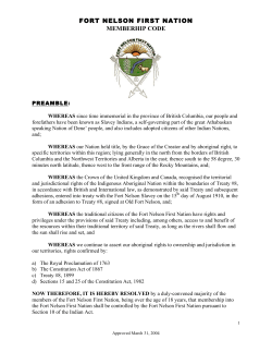 File - Fort Nelson First Nation