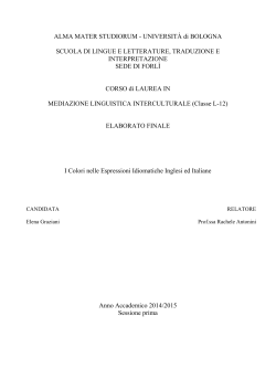 ALMA MATER STUDIORUM - UNIVERSIT&Agrave; di BOLOGNA SCUOLA