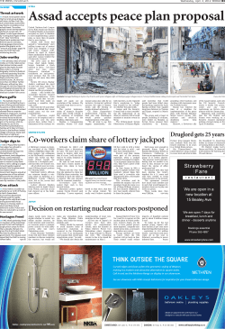 Assad accepts peace plan proposal