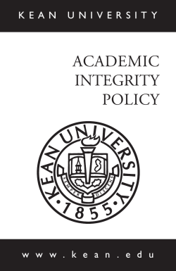 academic integrity policy
