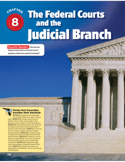 The Federal Courts - jb