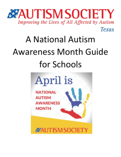 AST 2017 School Toolkit - Autism Society of Central Texas