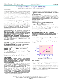 Datasheet PDF - BioAssay Systems