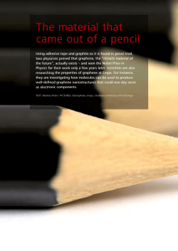 The material that came out of a pencil