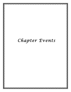 Chapter Event