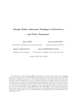 Margin Rules, Informed Trading in Derivatives, and Price