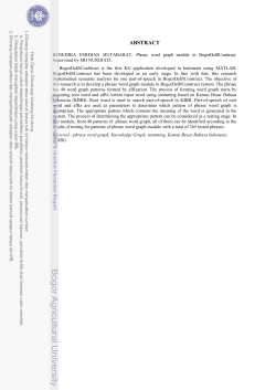 Modul Word Graph Frasa Kata Pada