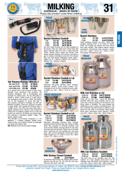 milking - Shoof International