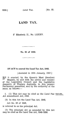 LAND TAX.