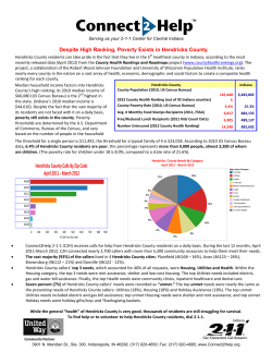 Despite High Ranking, Poverty Exists in Hendricks