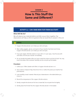 L 1 How Is This Stuff the Same and Different?