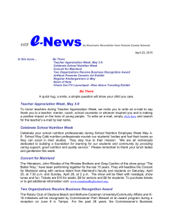 April 23, 2015 - Volusia County Schools